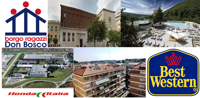 2008 ad oggi :Consulenze con Europroject per l'ottenimento di finanziamenti a tasso agevolato o a fondo perduto per ammodernare e potenziare delle strutture commerciali, industriali, di enti e associazioni . Di seguito le più significative: - Honda Italia: ristrutturazione reparto produttivo dello stabilimento con fondi agevolati (1.000.000 di euro); - Consorzio imprese turistiche Minturno (Lt): ristrutturazione e potenziamento strutture turistiche termali con fondi a tasso agevolato europei (500.000 euro); - Istituto Sant'Orsola Via Livorno Roma: fondi a tasso agevolato per la ristrutturazione di un edificio della struttura destinato a casa di accoglienza per pellegrini (200.000 euro); - Hotel Best Western quartiere nomentano Roma: ottenimento fondi per l'installazione di un impianto fotovoltaico e solare termico (50.000 euro); - Borgo Ragazzi Don Bosco via prenestina Roma: finanziamento agevolato di euro 150.000 per la ristrutturazione del locale palestra; - Condomini Via Gregorio VII roma : fondi per la ristrutturazione delle parti interne comuni e per l'installazione di un impianto fotovoltaico (150.000 euro); - Condominio Via aurelia 125 Roma: ottenimento fondi POE per la realizzazione di un impianto fotovoltaico condominiale (75.000 euro).