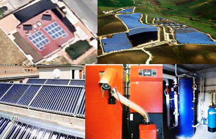 2010 ad Oggi: Progettazione e realizzazione di impianti per la produzione di energia con fonti energetiche rinnovabili. Tra i lavori più significativi seguiti dal ns team di professionisti: - Progettazione, direzione tecnica di cantiere e realizzazione di impianti fotovoltaici su edifici industriali (capannone Castel Viscardo 450 kWp, azienda agricola vinicola 20 kWp per conto studio   Pistella) e residenziali (Villa bifamiliare quartiere cinquina roma Geom. Vertuoso); - Direzione tecnica di cantiere per l'installazione di impianti fotovoltaici in campo aperto (3500 kWp presso la zona di Leonforte (EN), 4000 kWp presso la zona di Salice e Campi Salentina (LE),1000 kWp in campo aperto presso la località di San Polo Torrile (PR) per conto di Euromontur  S.L.); - Progettazione e realizzazione di un impianto solare termico a tubi sottovuoto per una palestra privata sita nel comune di Genzano; - Progettazione e realizzazione di una centrale termica a biomassa della potenza nominale di 100 kWt a servizio di una azienda agricola con agriturismo sita nel comune di Cosenza (per conto dello studio  di ingegneria novelli).